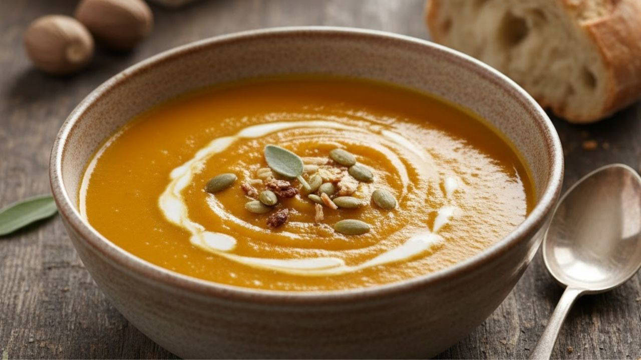 Soğuk günlerin şifası: Kremalı balkabağı çorbası tarifi