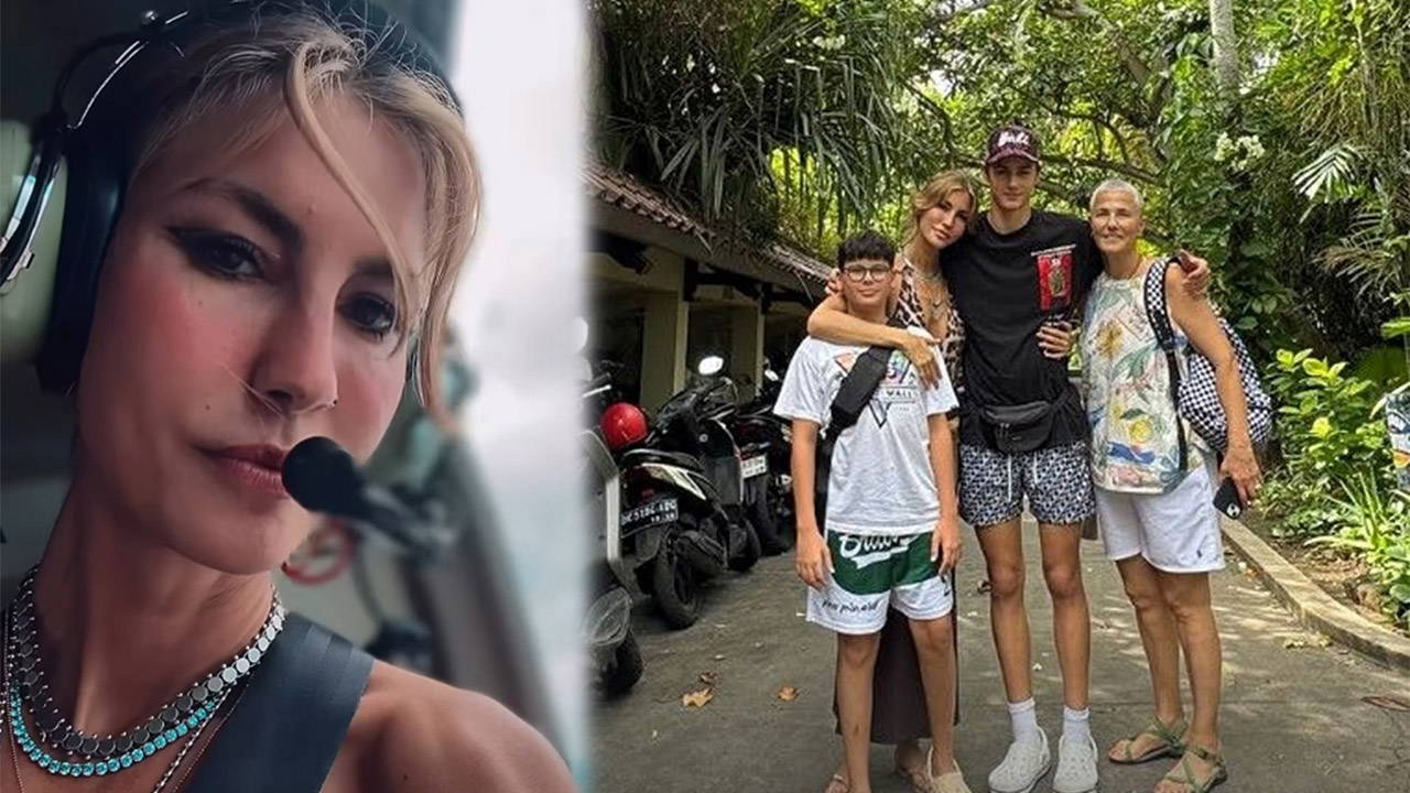 Çağla Şıkel Bali tatilinde: Helikopter yolculuğundan paylaşım yaptı