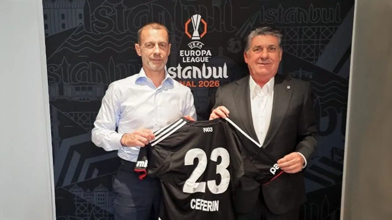 Serdal Adalı, UEFA Başkanı Ceferin ile buluştu