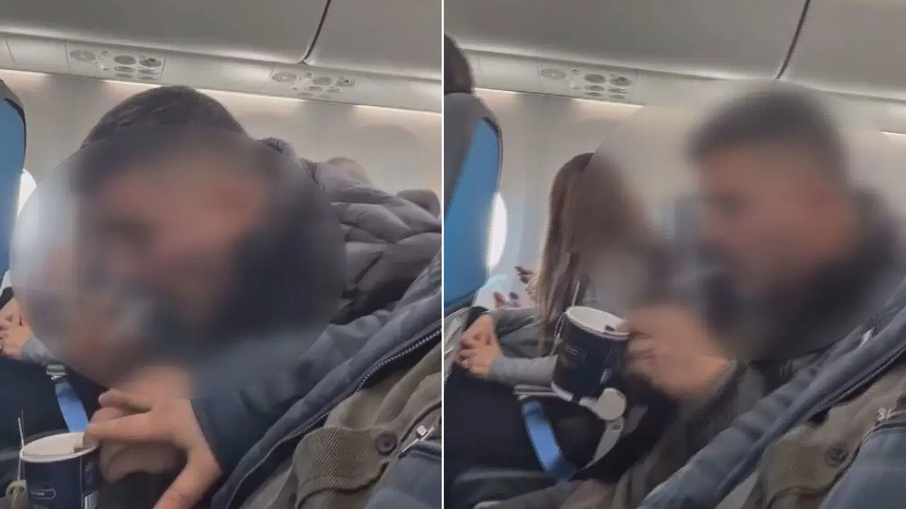 AJet uçağında sigara içti, sosyal medyadan paylaştı: Kara listeye alındı!