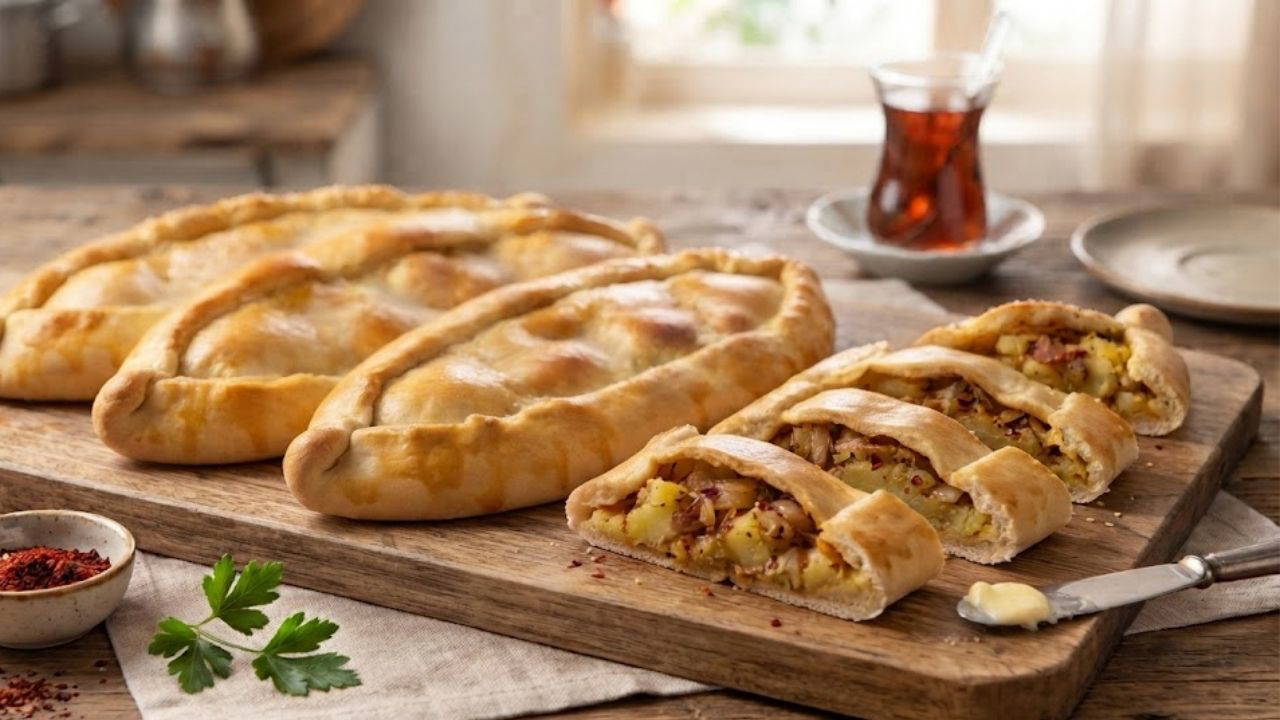 Yumuşacık hamuruyla doyurucu lezzet: Patatesli kır pidesi tarifi