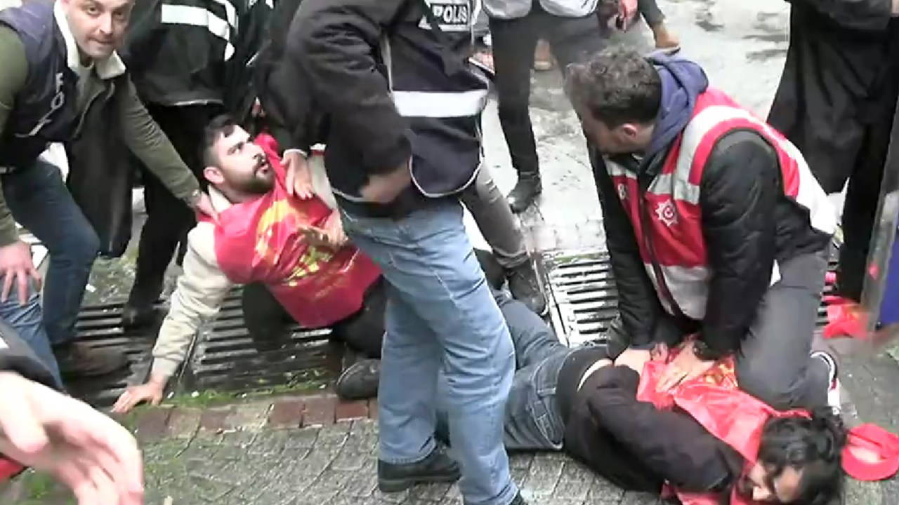 Yasaklı 1 Mayıs! Taksim'e yürümek isteyenlere polis müdahalesi: Gözaltılar var!