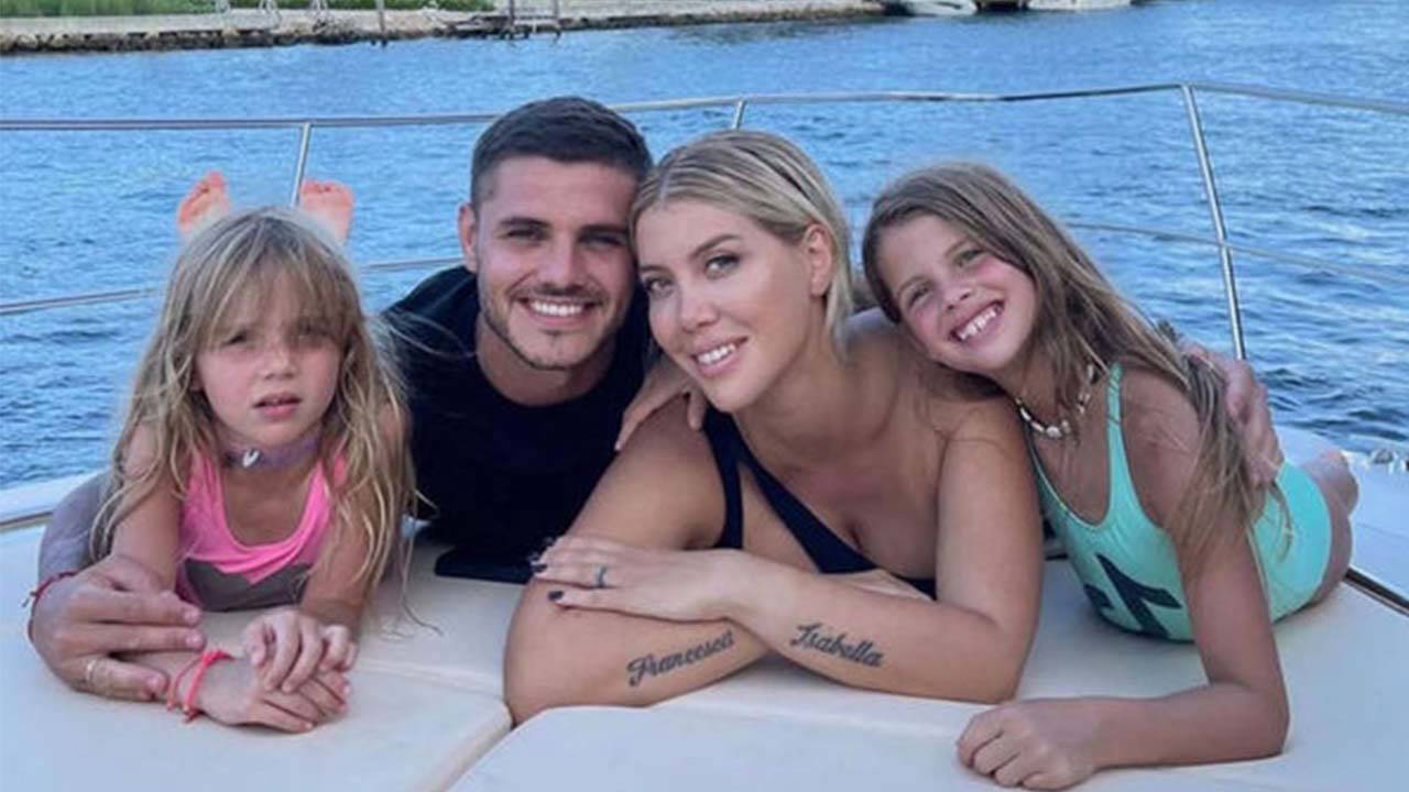 Mauro Icardi, 150 gün sonra kızlarıyla yeniden buluştu