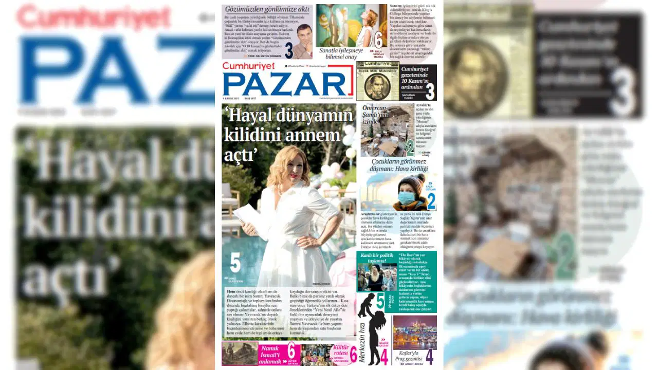 Cumhuriyet Pazar bu hafta da dopdolu!