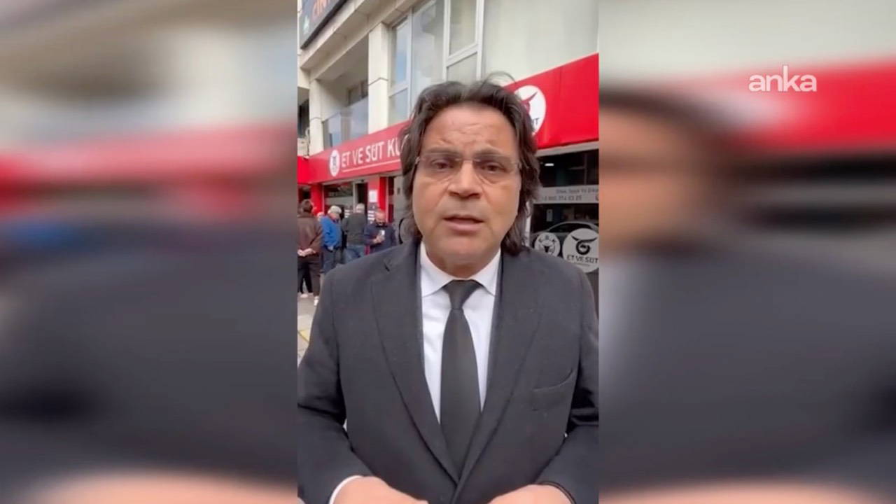 CHP Denizli İl Başkanı Horzum, Et ve Süt Kurumu önünden seslendi: 'Vatandaş kuyrukta, iktidar sofrada'