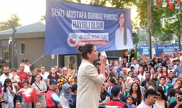 Ceyhan’da Şehit Mustafa Durmaz Parkı hizmete açıldı
