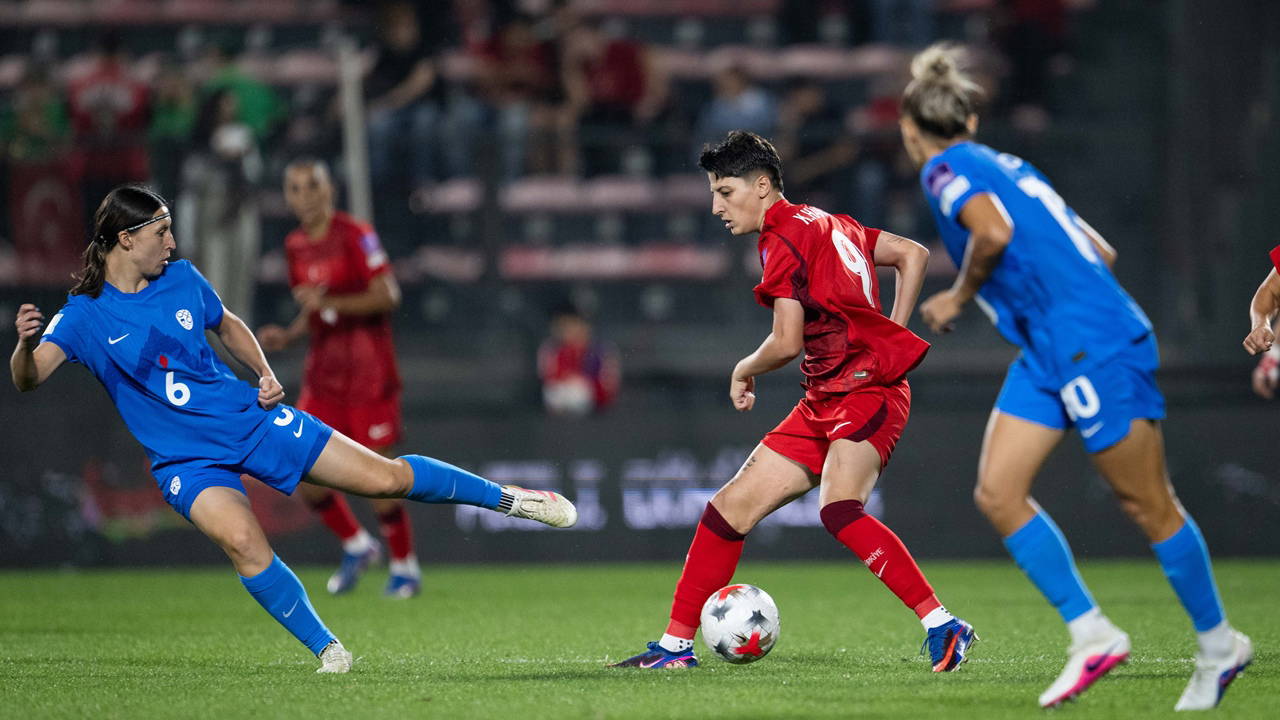 A Milli Kadın Futbol Takımı, Slovenya ile berabere kaldı