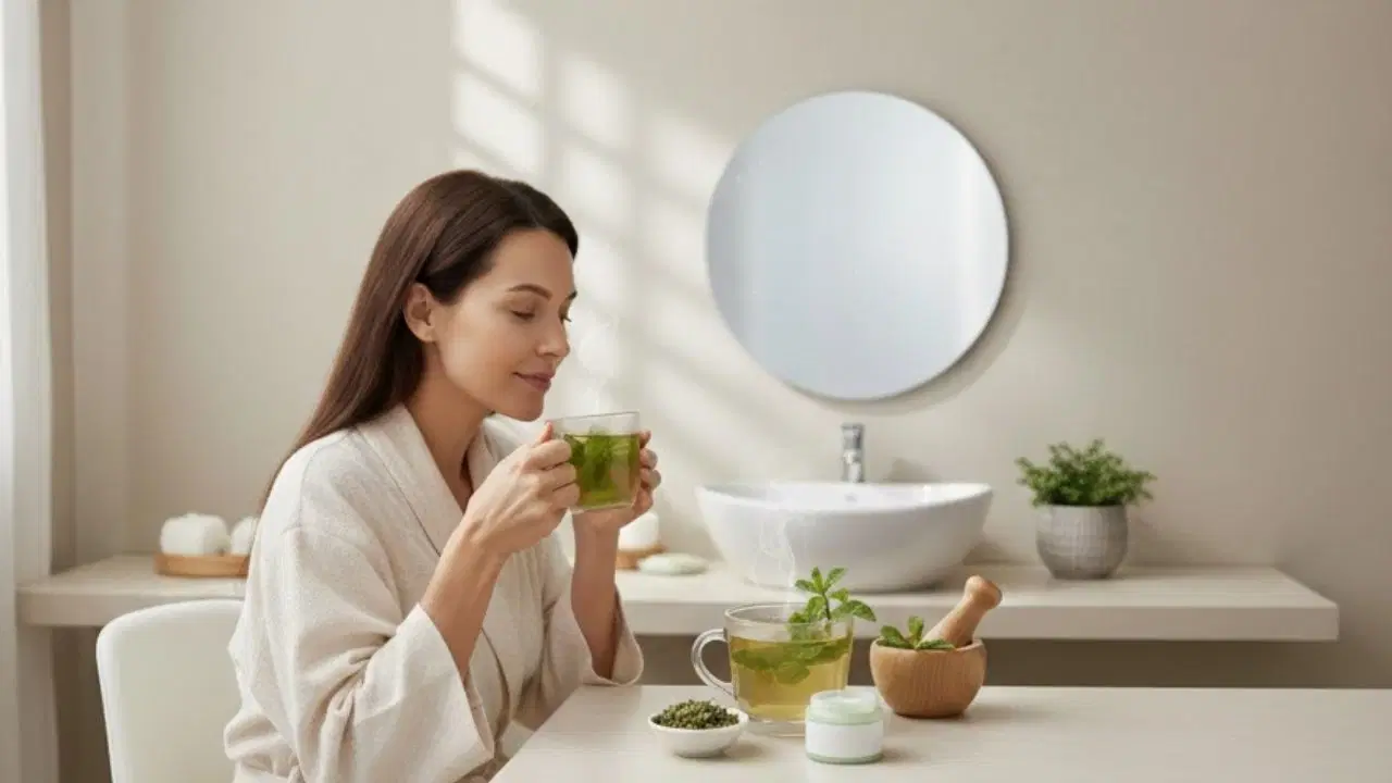 Akne sorununa doğal destek: Kıvırcık nane çayının cilt sağlığına 5 mucizevi 5 faydası