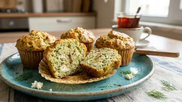 Farklı bir tuzlu atıştırmalık arayanlara: Kabak muffin tarifi