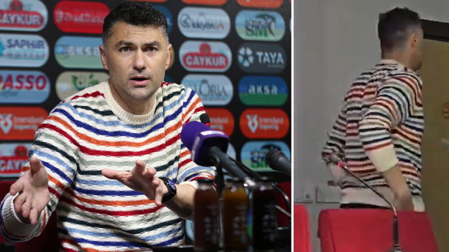 Arkasını döndü ve bu cümleyi kurdu...