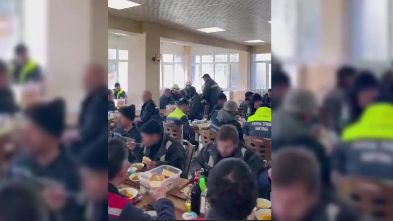 Kangal Termik Santrali'nde eylem sürüyor: İşçilerden kaşıklı protesto