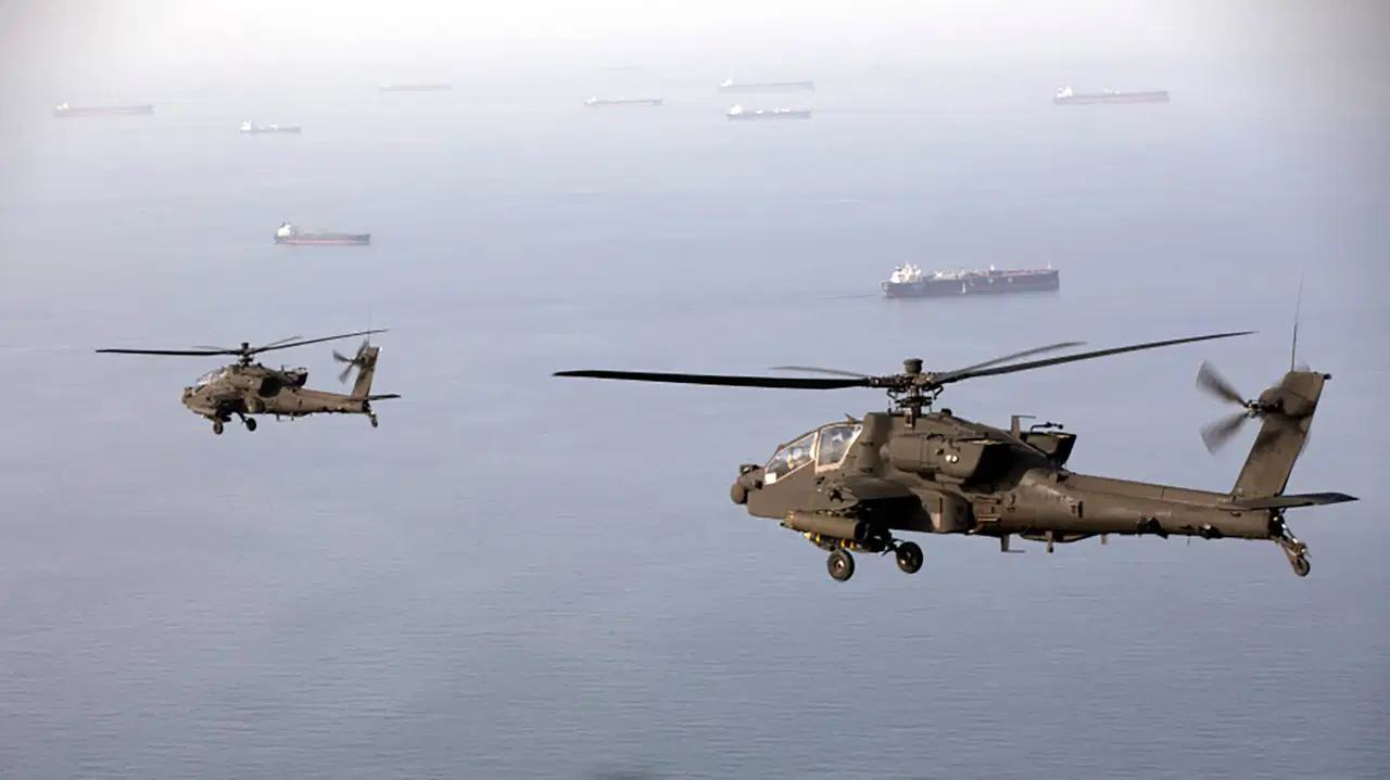 Hürmüz Boğazı yakınlarında ABD’ye ait Apache helik