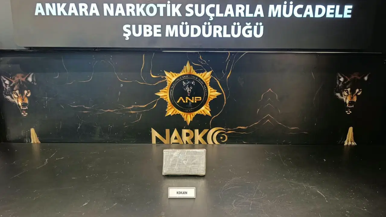 Ankara'da 1 kilo 200 gram kokain ele geçirildi: 3 gözaltı