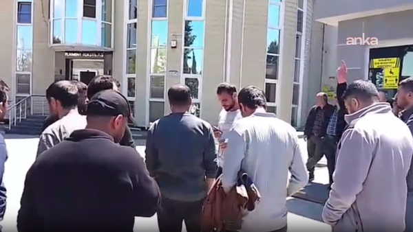 Gaziantep'te alacakları ödenmeyen tekstil işçilerinden eylem 