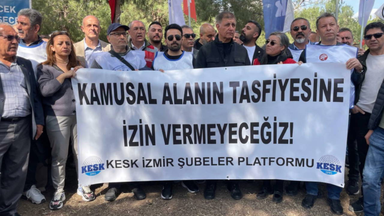 Meslek Fabrikası nöbetine KESK'ten destek... İzmir Büyükşehir Belediye Başkanı Tugay: Bu halk, bu kötü yönetime 'dur' demeli