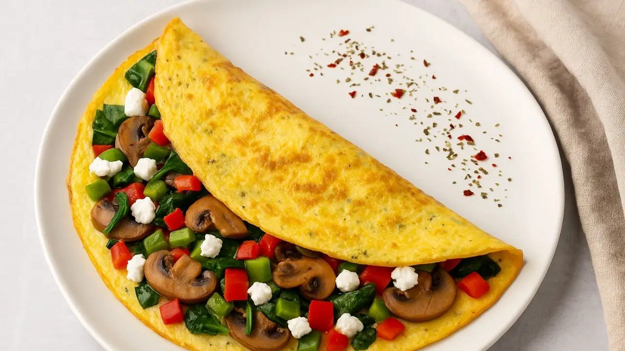 Güne proteinle uyanmanın pratik yolu: Sebzeli omlet tarifi