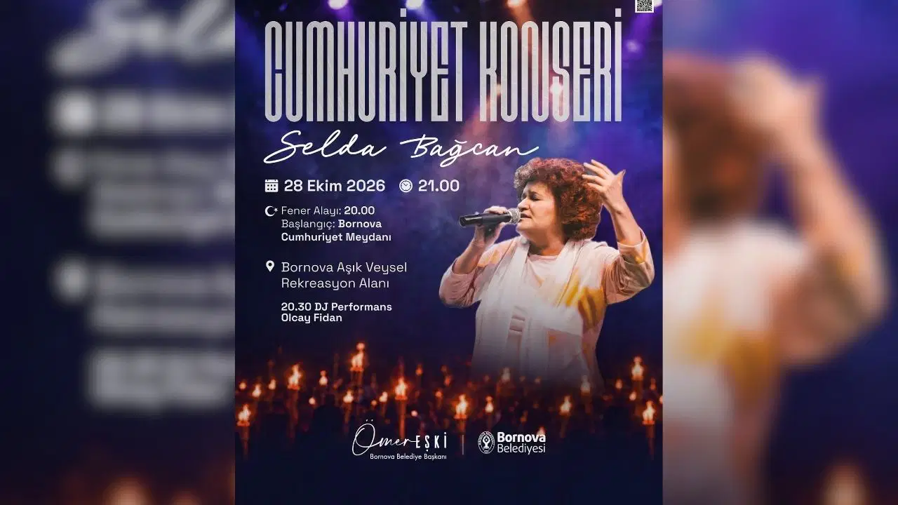 29 Ekim 2026 Cumhuriyet Bayramı konser takvimi! 29 Ekim 2026 Cumhuriyet Bayramı'nda İzmir'de hangi ilçede, kimin konseri var?
