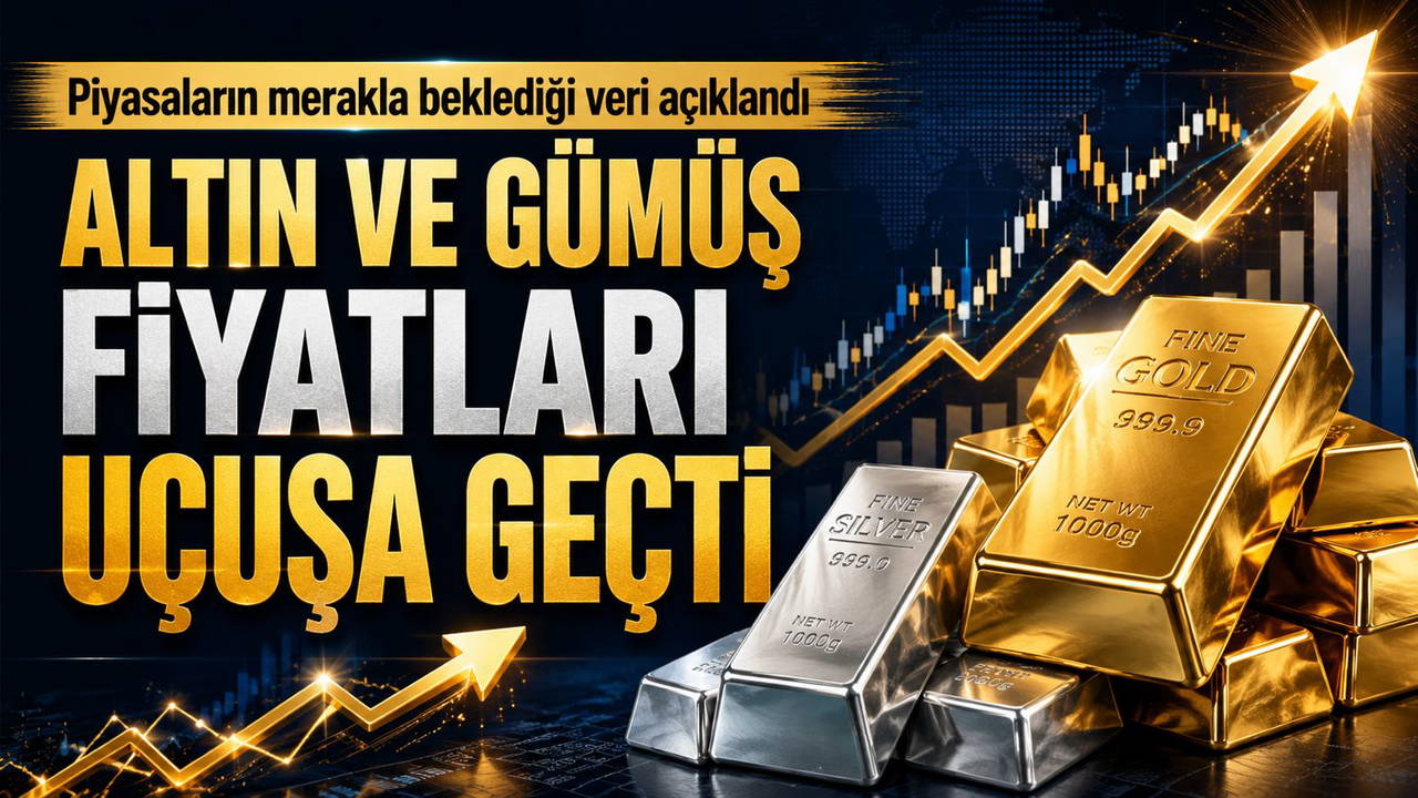 Piyasaların merakla beklediği veri açıklandı: Altın ve gümüş fiyatları uçuşa geçti
