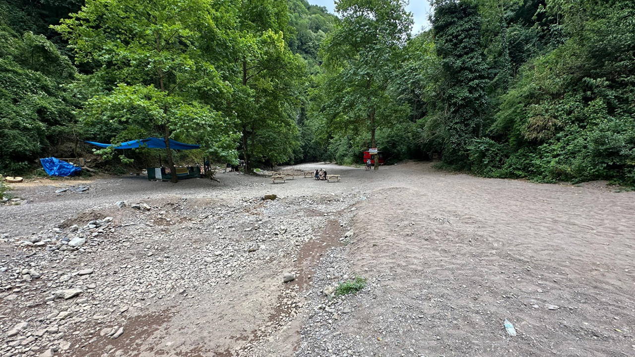 Sakarya'da tedirgin eden manzara: Maden Deresi kurudu