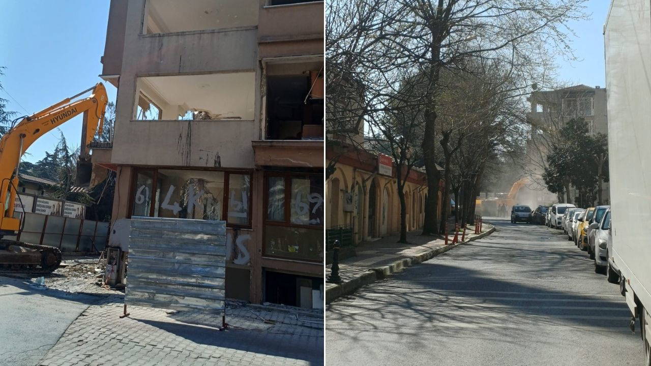 Bakırköy’de okulun yanında yıkım: Veliler isyan etti