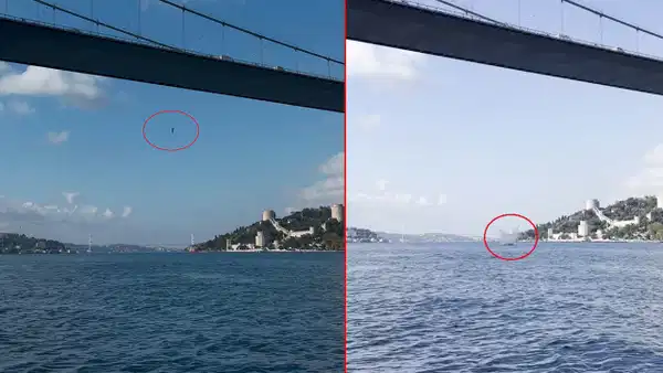 FSM’de korku dolu anlar: Köprüden atlayan kişiyi botla kurtardılar!