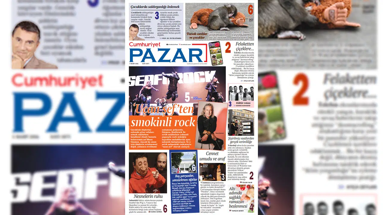 Cumhuriyet Pazar bu hafta da dopdolu!