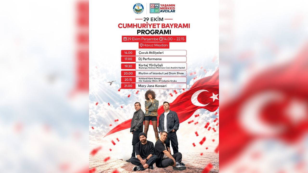 29 Ekim Cumhuriyet Bayramı konser takvimi! 29 Ekim Cumhuriyet Bayramı'nda İstanbul'da hangi ilçede, kimin konseri var?