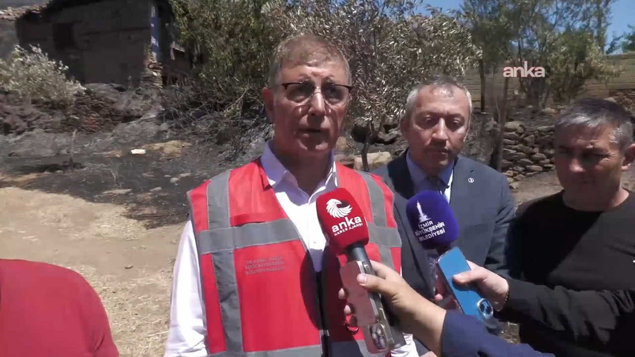 Cemil Tugay’dan, Ödemiş'te yangından etkilenen mahallelere ziyaret: 'Onları yalnız bırakamayız'