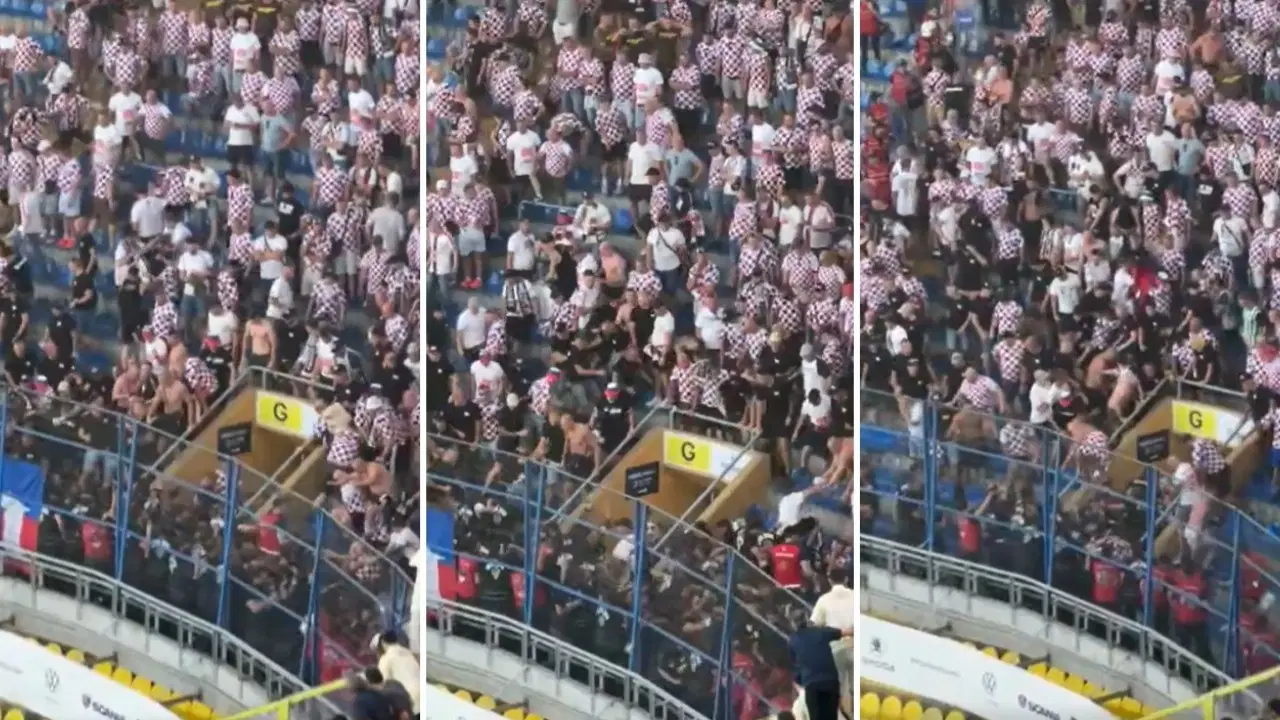 Fenerbahçe maçı öncesi tribünde taşkınlık! Güvenlik güçleri müdahale etti…