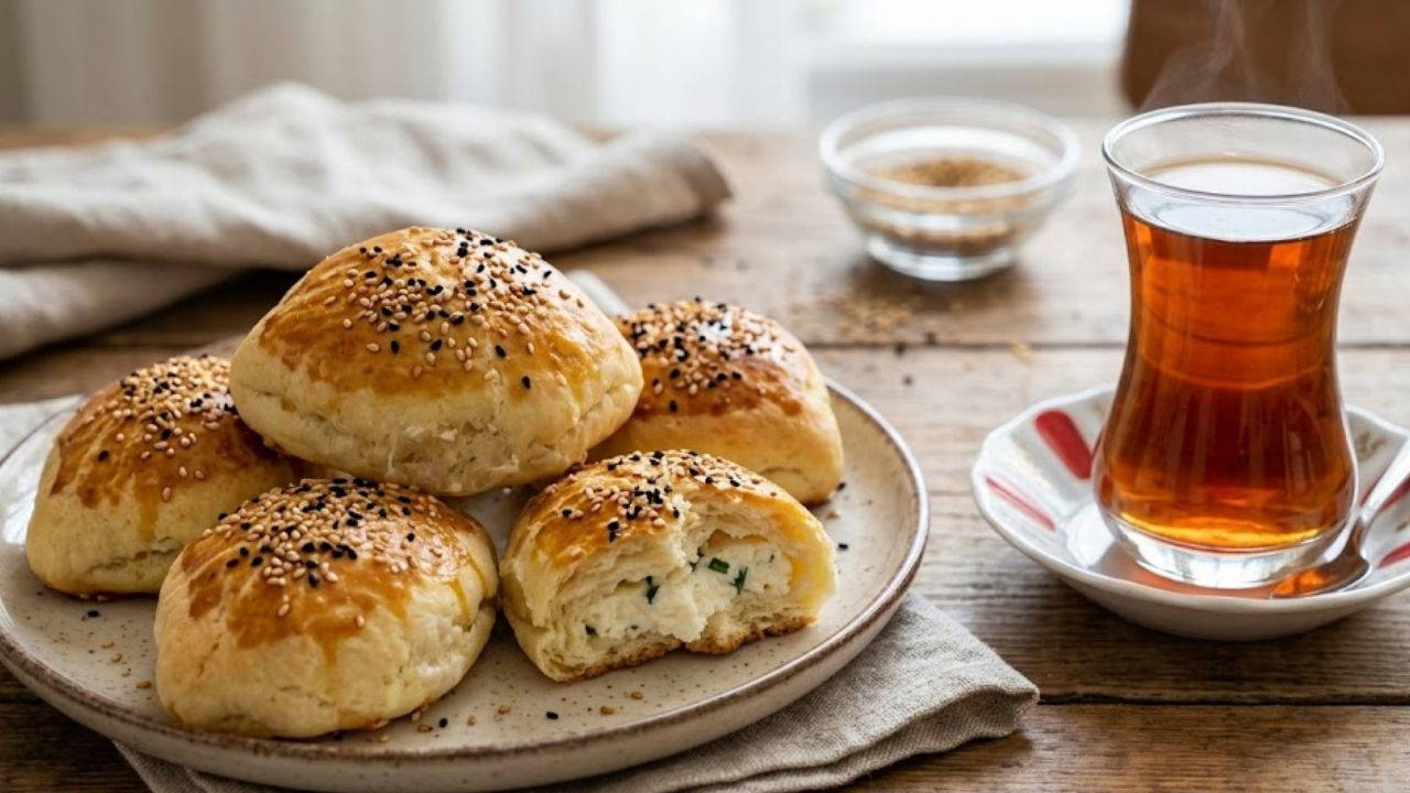 Çay keyfini katlayan enfes lezzet: Krem peynirli poğaça tarifi