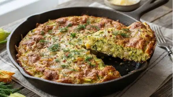 Kahvaltı sofralarına enfes İtalyan dokunuşu: Kabaklı frittata tarifi