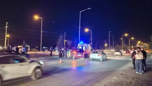 Yolun karşısına geçerken otomobilin çarptığı yaya öldü