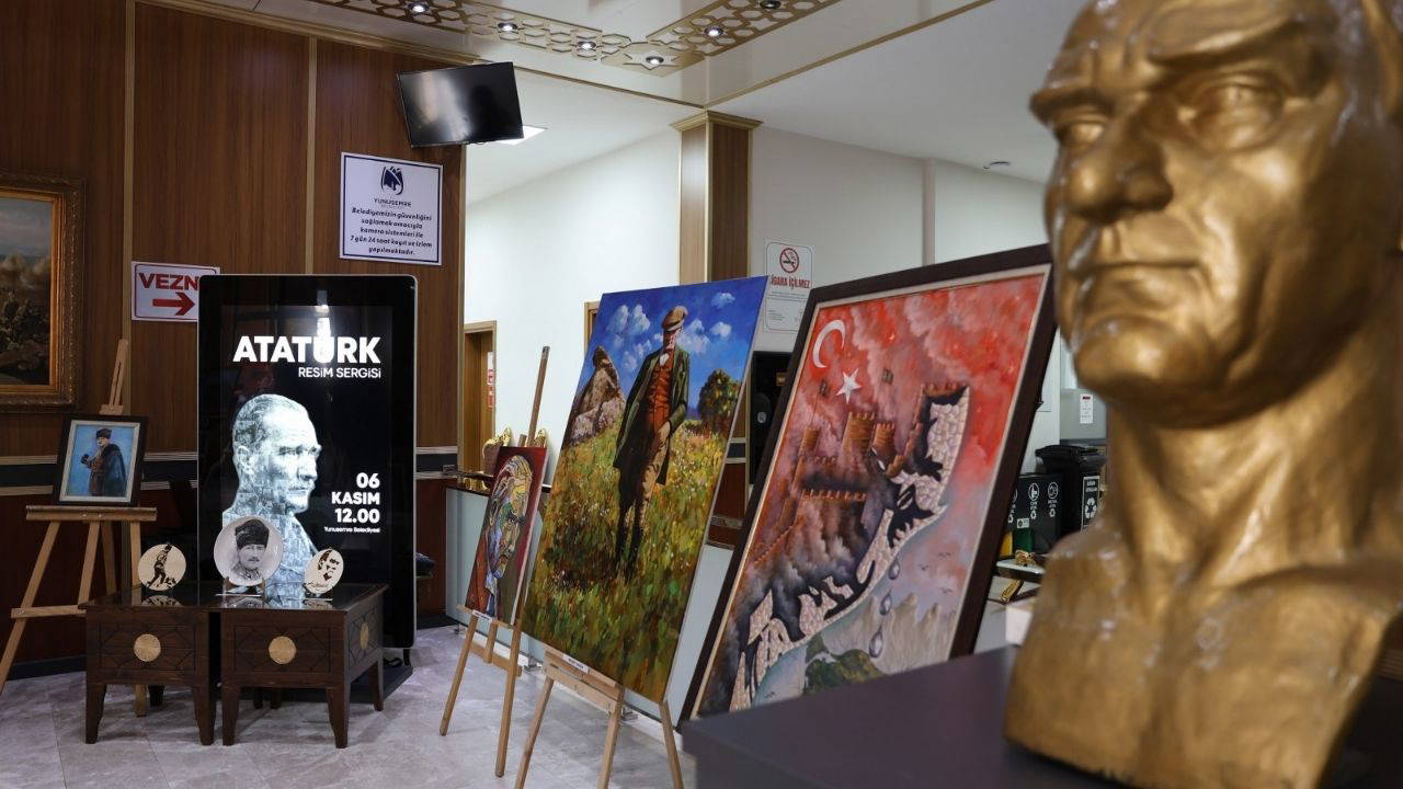 Yunusemre Belediyesi'nden 10 Kasım'a özel sergi