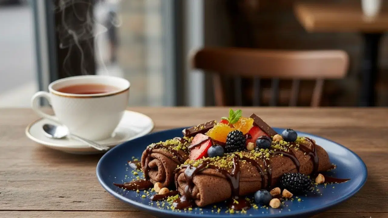 Pazar kahvaltılarına 15 dakikada hazırlayabileceğiniz tatlı dokunuş: Çikolatalı krep tarifi