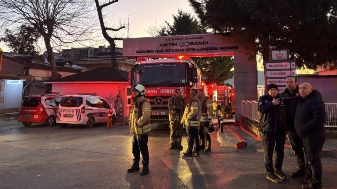 Metin Sabancı Baltalimanı Kemik Hastalıkları Eğitim ve Araştırma Hastanesi’nde korkutan yangın: Hastalar tahliye edildi!