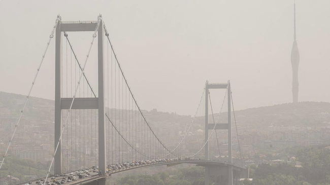 'Çöl tozu' Türkiye’ye giriş yaptı