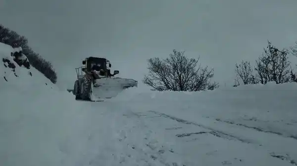 Bingöl’de kar nedeniyle 192 köy yolu ulaşıma kapandı