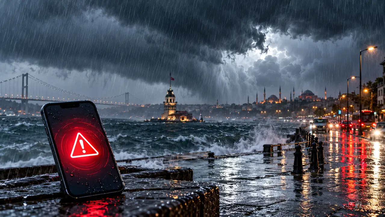 AFAD'dan İstanbul için şiddetli sağanak uyarısı