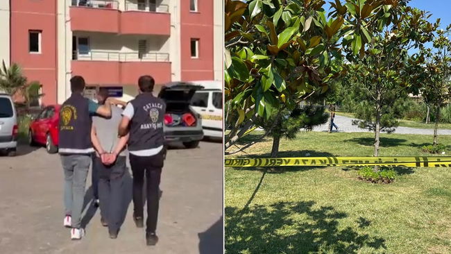 Saldırgan erkeğin kaçma anları görüntülendi