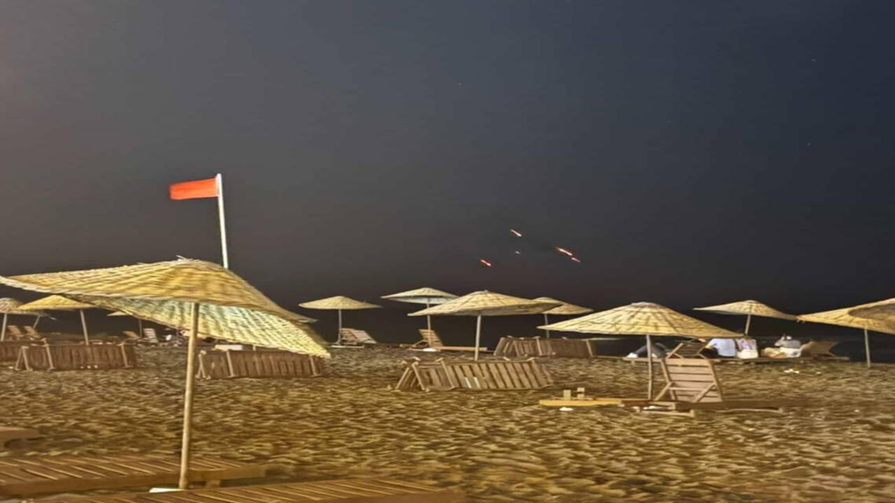 İran'dan İsrail'e fırlatılan füzeler Hatay semalarından görüldü