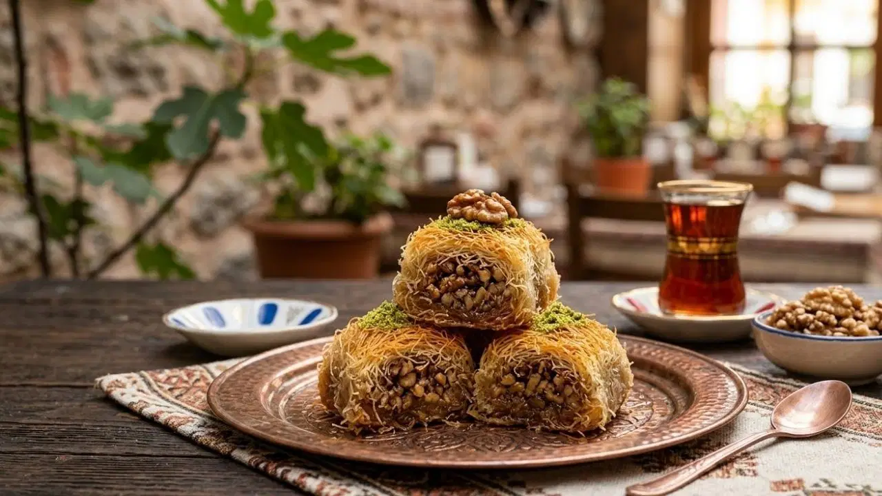 Porsiyonluk ve pratik bir klasik: Cevizli fincan kadayıfı tarifi...