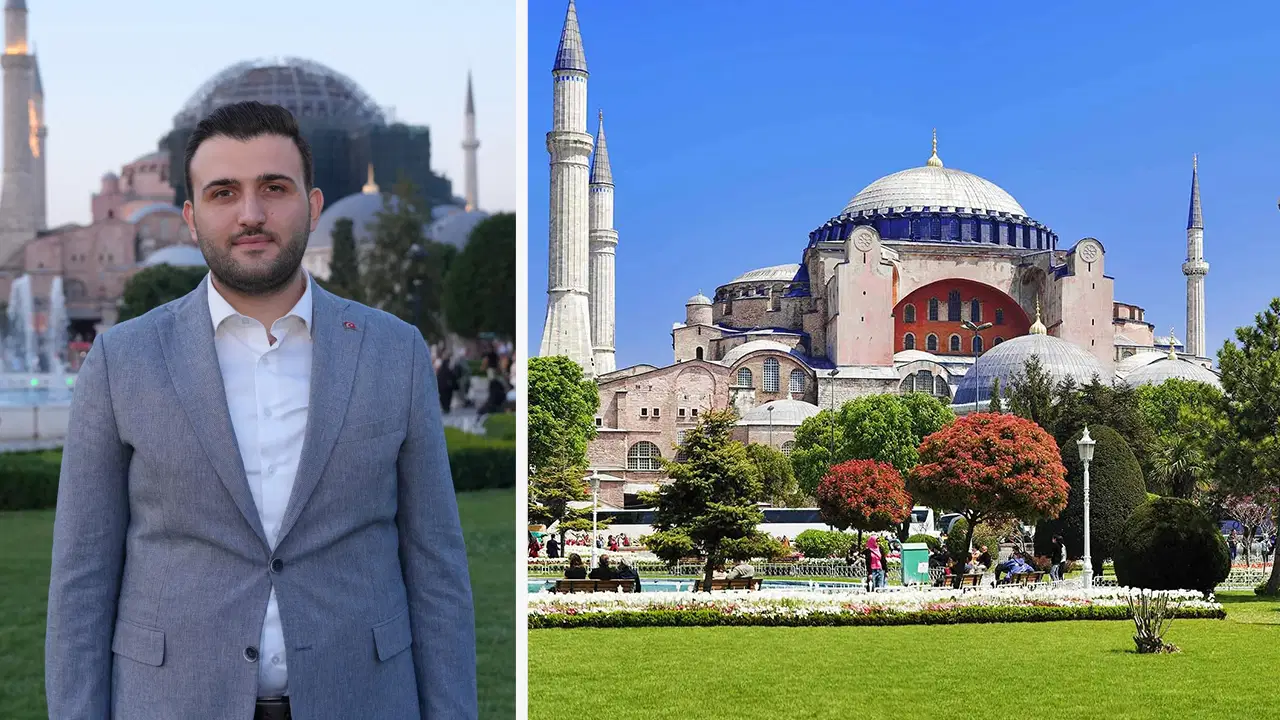 AKP İstanbul Gençlik Kolları'ndan 'Ayasofya' yürüyüşü
