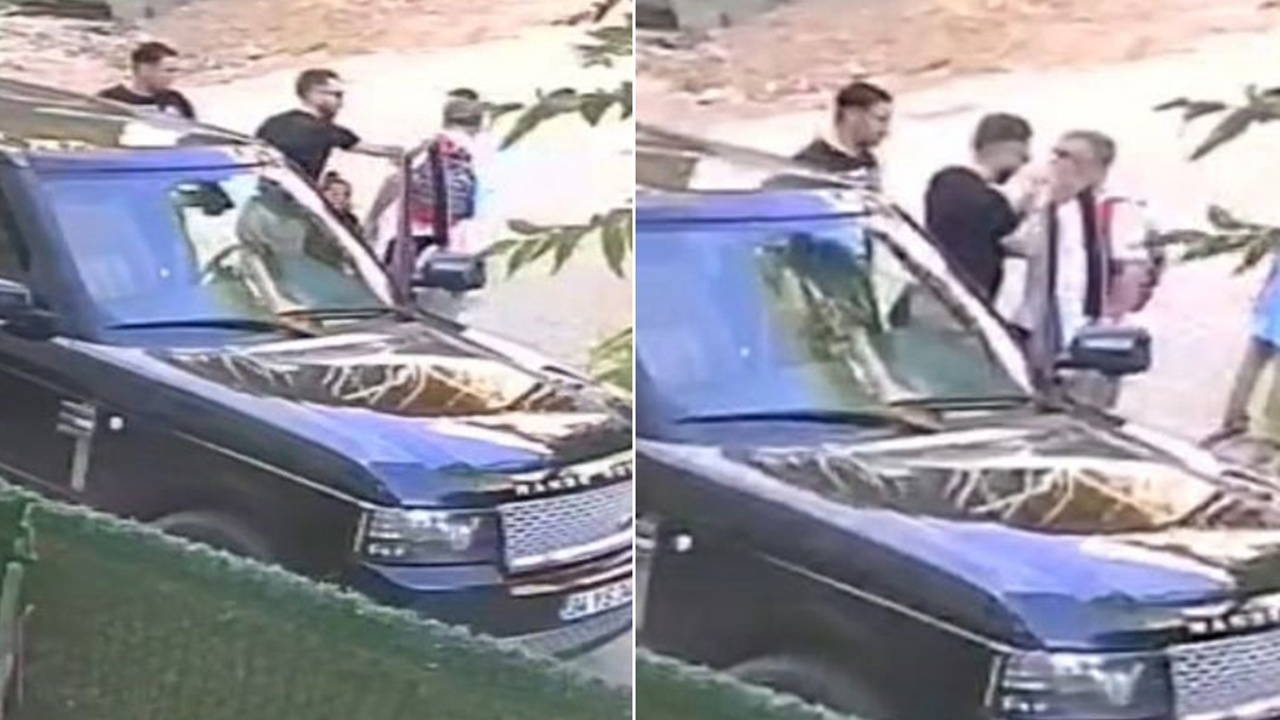 Hız uyarısı yapan babaya çocuklarının yanında tokat attı: Gözaltına alındı