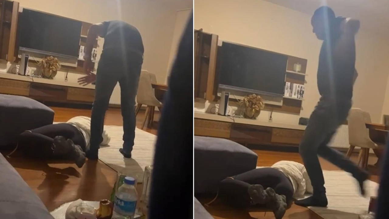Ayşe Tokyaz'ı öldüren eski polisin, başka bir kadına şiddet uyguladığı görüntüler ortaya çıktı!
