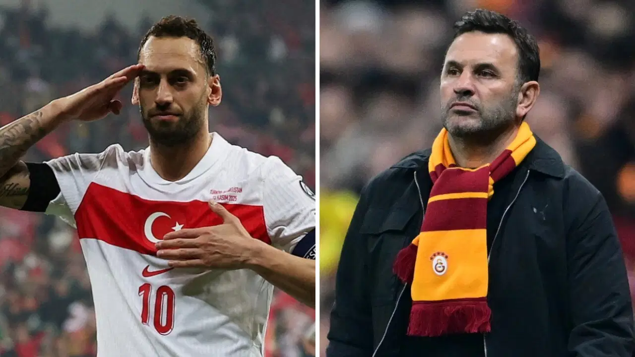 Okan Buruk'tan Hakan Çalhanoğlu yanıtı: 'Kollarımız açık şekilde...'
