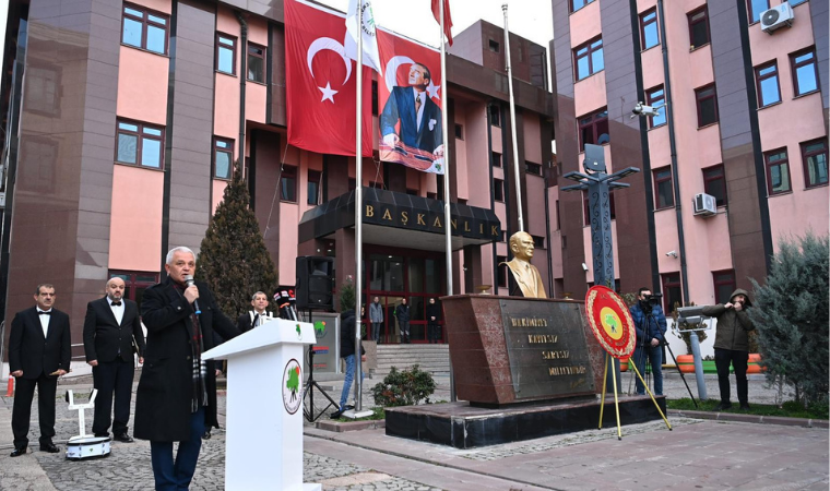 Atatürk’ün Ankara’ya gelişinin 106. yılı Mamak’ta törenle kutlandı