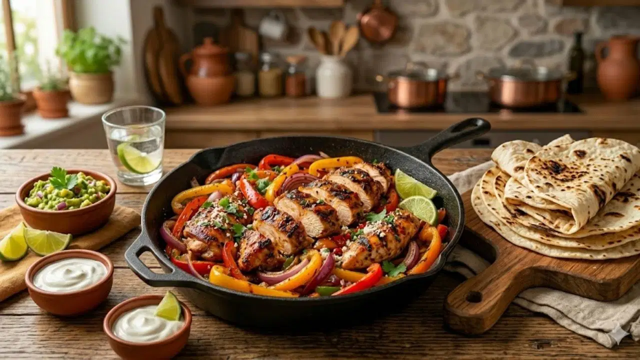 Akşam yemeğinde bulaşık derdine son: Tek tavada protein deposu renkli tavuk fajita tarifi...