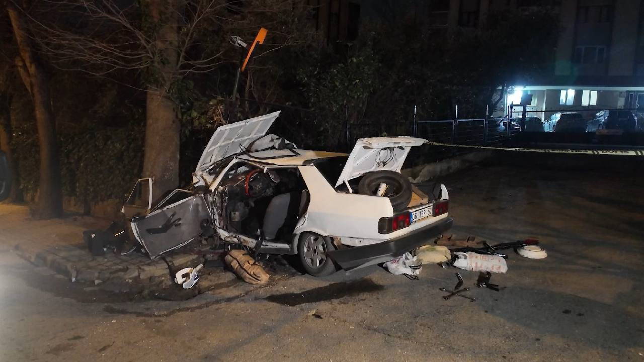 Kaza anbean kaydedildi... İstanbul'da yokuş aşağı hız faciası!