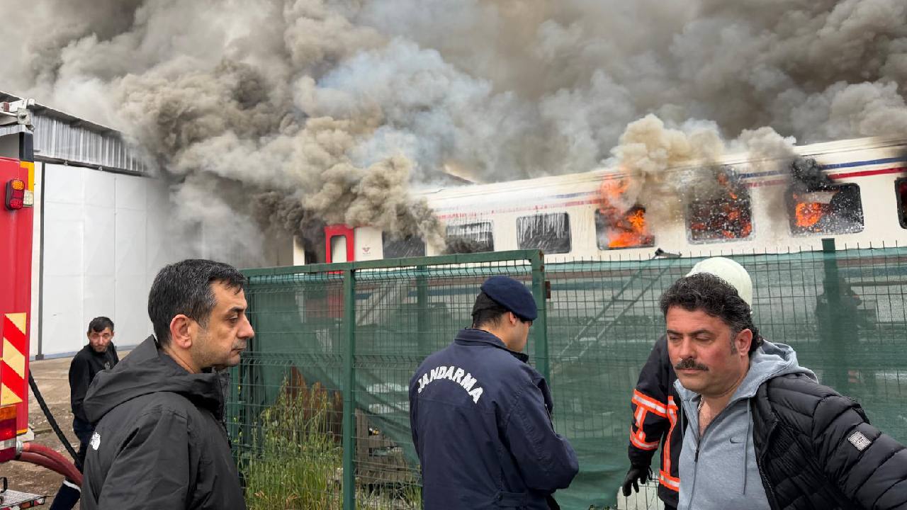 Sakarya'da vagon üretim tesisinde yangın paniği