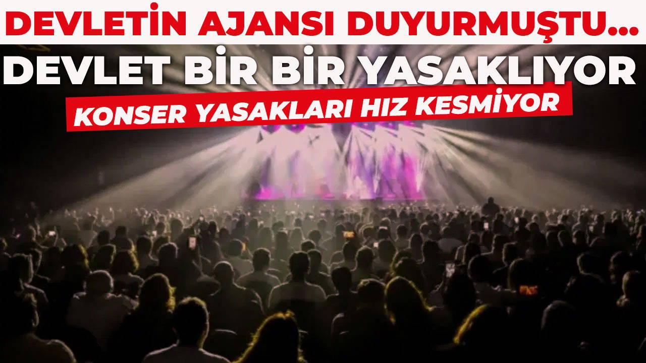 Devletin ajansı AA müjdeledi, devlet yasakladı: 2026 'Konser Yılı' değil, 'İptal Yılı' oldu!
